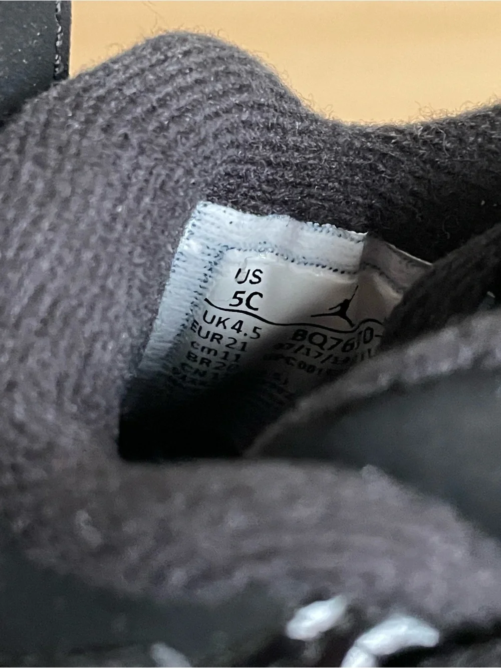 Air Jordan 4 Retro TD 'Black Cat' 2020 Toddler